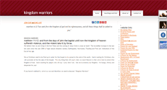 Desktop Screenshot of kingdomwarriors.org.za